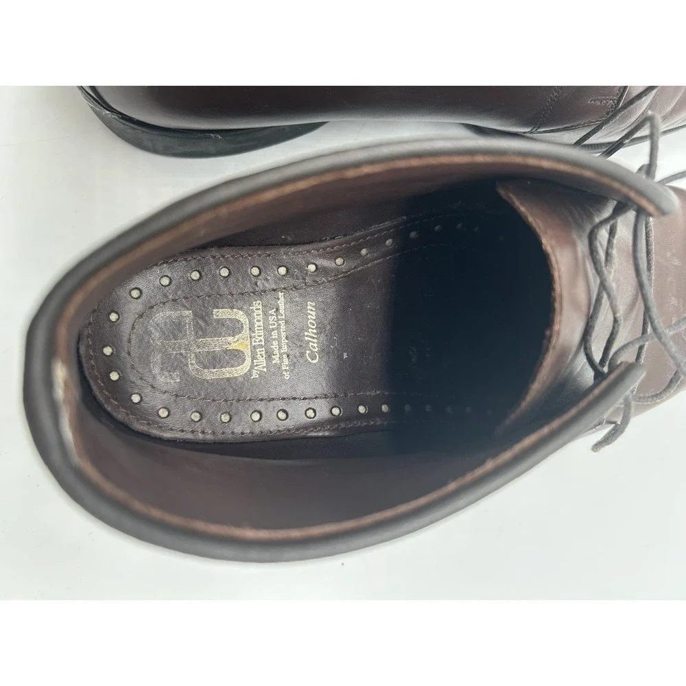 Allen Edmonds Calhoun Brown Soft Leather Chukka Dress‎ Boots Men Size 8.5 D USA